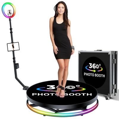 Stabler Sterk metaal en gehard glas 360 graden camera fotobooth voor indoor evenementen