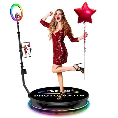80-120cm Draaiende stand Wedding Fantasy 360 Photo Booth Overhead Machine met ontwerp