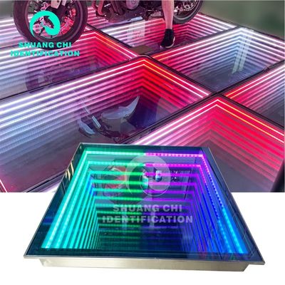 Draadloos Starlight Wedding RGB DMX Disco LED Dance Floor Light voor Master-Slave Setup
