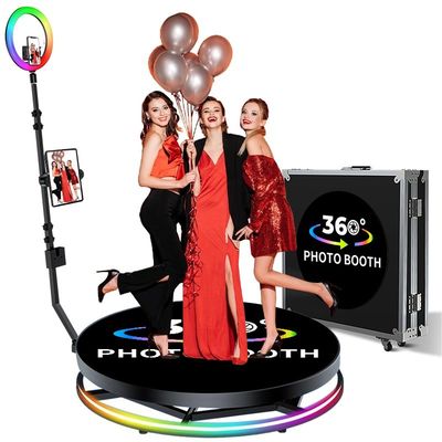 360 graden slowmotion videobooth voor camera stabilisator Sterk metaal gehard glas LEDs