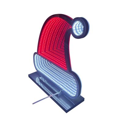 IP44 80 Ra Kerstmis 2024 Decoratie Buitenlicht Acrylische spiegels 3D Infinity Mirror