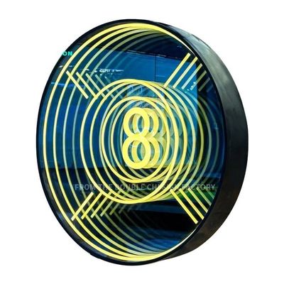 Neonspiegels weerspiegelen kunstenaarschap Indoor Outdoor Fashion Trends voor hedendaagse ruimtes