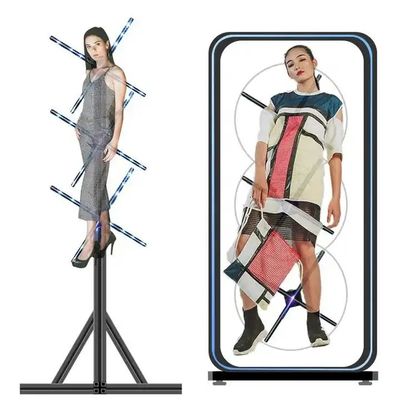 Holografisch LED-advertentiebeeldscherm 8 bladden 3D-hologramprojectorventilator met app-besturing