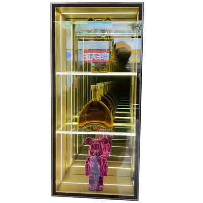 DC12V/AC110-220V Infinity Mirror Display Case voor Donut Cake Cookie Dry Bakery Design