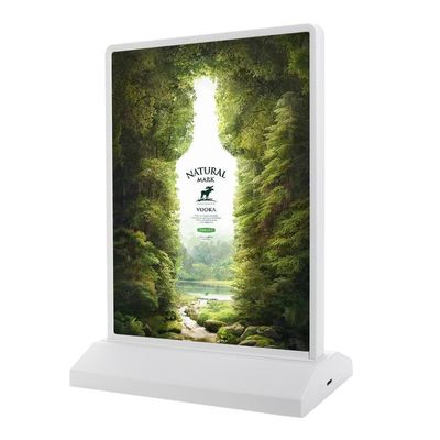 Dubbelzijdig A5 Desktop herlaadbaar draadloos lichtdoosje met magnetische basis bevestiging