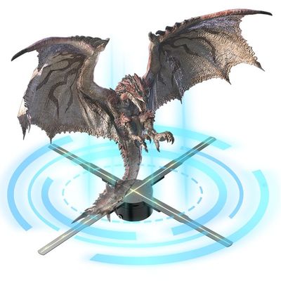 42cm-62cm Hologram Fan De must-have voor luchthavens en opvallende reclame