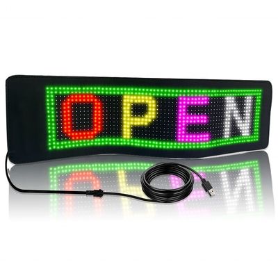 5mm Pixel Pitch Portable Rolling Advertising Panel Custom Words Scherm voor auto bericht