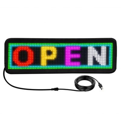 Programmeerbaar RGB-matrix-scherm-autodisplay met ultradunne sticker en telefoon-app-besturing