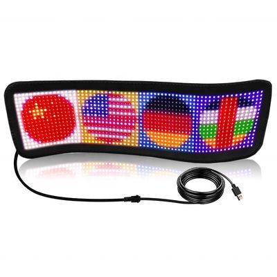 Lange levensduur LED-displaypaneel voor achterruit RGB APP-besturing en tekstanimatie