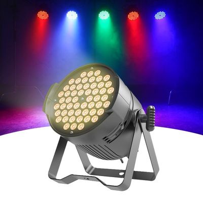 54pcs*3W Led Par Can Uplight Stage Lights met RGB/RGBW Kleurmengsel en DMX Control