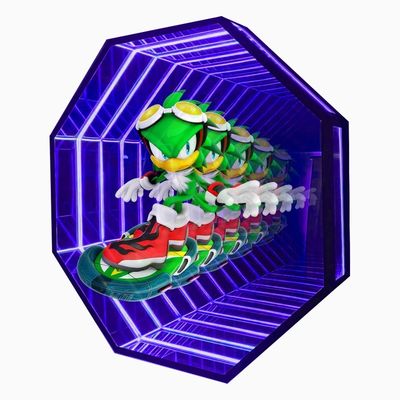 Decoratie Neno Lichten Reclame Lichten Publicidad Hologram 3D LED Fan