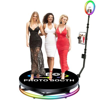 25 cm platformhoogte 360 fotobooth met automatische videomachine en professioneel ontwerp