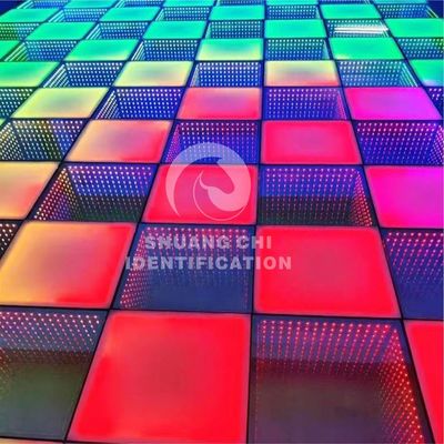 LED-lichtbron 5050 RGB Led verwijderbare glazen tegels voor interactieve neondansvloer