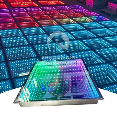 3D LED Dansvloer Infinity Dansvloer Licht En Custom LED Brick Lights