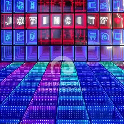 3D LED Dansvloer Infinity Dansvloer Licht En Custom LED Brick Lights