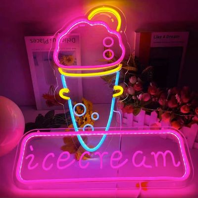 Acryl neon flex LED neonbord voor aangepast buitenlogo en spanning DC12V/AC110-220V