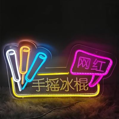 Acryl neon flex LED neonbord voor aangepast buitenlogo en spanning DC12V/AC110-220V