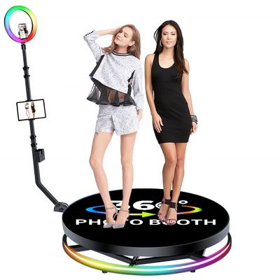 Stabler Strong Metal Tempered Glass LEDs Arcade Spincam 360 graden Foto Video Booth