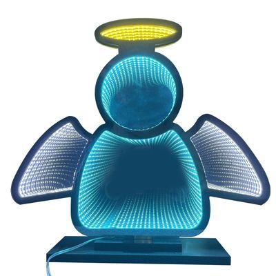 Kerstengel vleugel Led licht Gelegenheid Kerstversiering Acryl magische spiegel