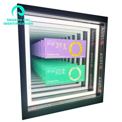 Duurzaam metalen frame Custom Infinity 3D Mirror Neon Dansvloer voor DJ Disco Party