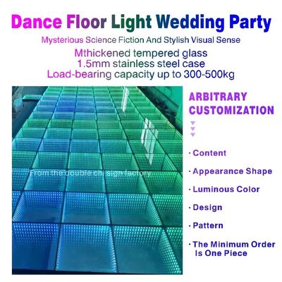 Custom dikte 3D Neon Abyssal Spiegel gekabeld Perfect voor winkel interieur