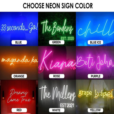 Wandschroef Fix Installatie Indoor Flexibel RGB Neon Strip Light met Custom Neon Light