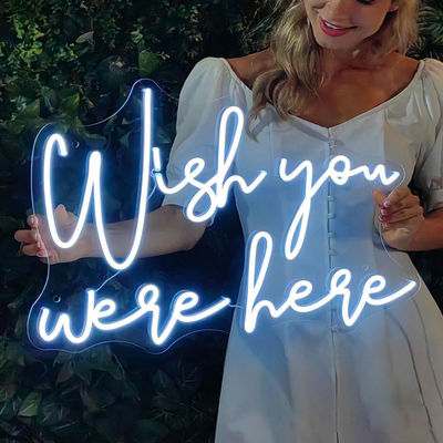 Acryl neon Flex 12V RGB Waterdicht LED Neon Sign Light voor feestversiering