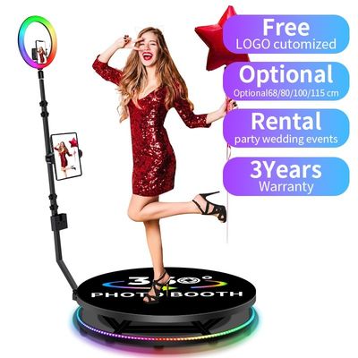 360 graden fotobooth voor bruiloft Gro compatibele apparaten 500 kg draagkracht