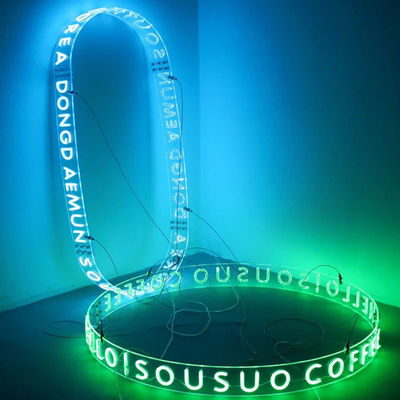 Gepersonaliseerde hangende ringen Neonlicht voor gepersonaliseerd plafond 12V AC Invoerspanning