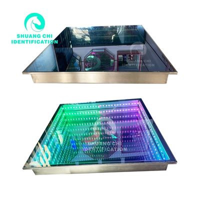 DMX512 gecontroleerd IP67 Interactieve LED-dansvloer met drukgevoelige technologie