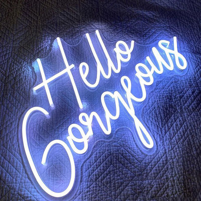 Gepersonaliseerde vorm Acryl neon lichtbord voor outdoor winkel hang of lift installatie