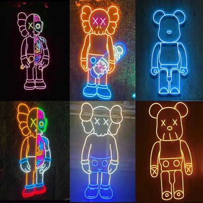 Party Bar Hom Event Decoratie Neon licht Happy Birthday LED RGB Sign met Silica Gel