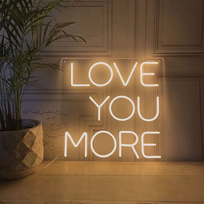 Party Decoratie Lettering Light Logo Custom LED licht met adapter stroomtoevoer
