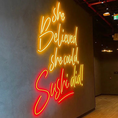 Party Decoratie Lettering Light Logo Custom LED licht met adapter stroomtoevoer