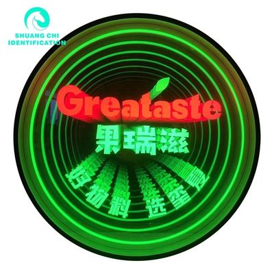 Indoor Outdoor Source Signage Abyssal 3D Mirror Neon Mirror met aangepaste dikte