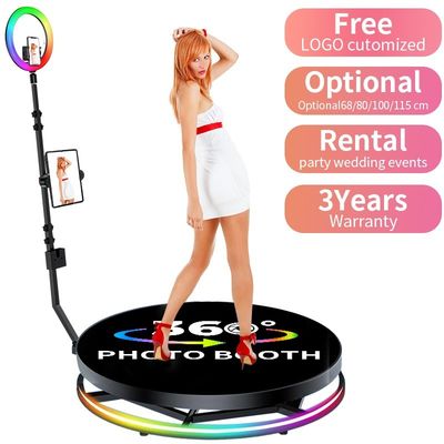 Party 360 foto stand met noodbesturing en optionele rekwisieten machine behuizing