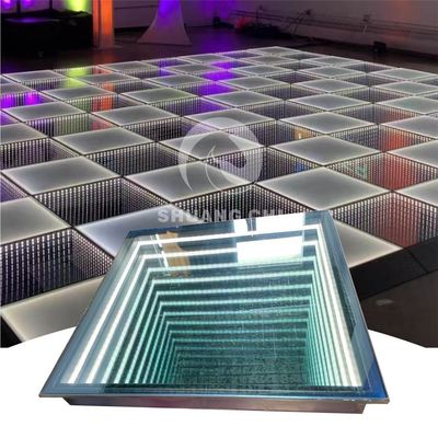 Interactieve LED-oplichtvloertegels met 50000 uur levensduur en aangepaste grootte