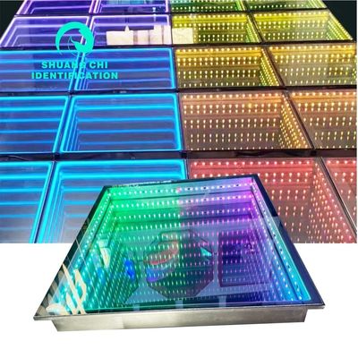 Interactieve LED-oplichtvloertegels met 50000 uur levensduur en aangepaste grootte