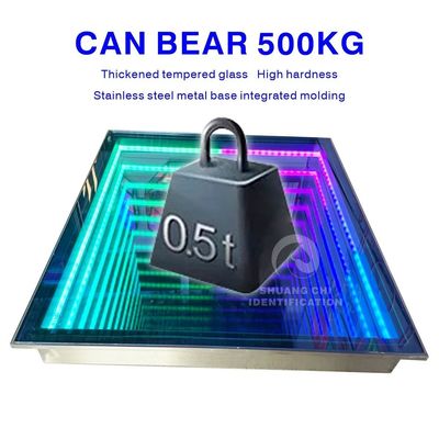Interactieve LED-oplichtvloertegels met 50000 uur levensduur en aangepaste grootte