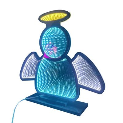 Kerstfeest Double-sided Infinity Mirror met Infinite Depth Phantom Light