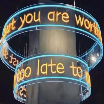 Waterdichte LED-neonflex Toroïdale ring landschapslampen voor kleurveranderende decoratie