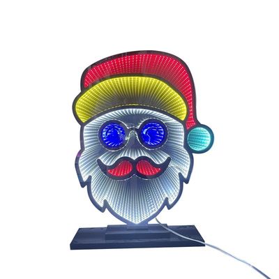 Acrylische magische spiegel Kerstmanlamp met LED-licht en 30lm/w lichtdoeltreffendheid