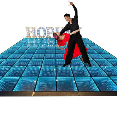 Dimmer Pista Light Huwelijksfeest 3D Spiegel Dansvloer LED Display Screen Panels