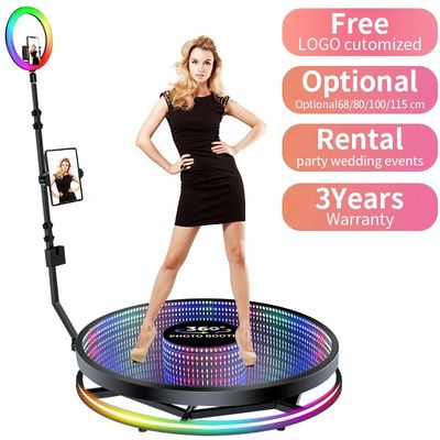 360 graden fotobooth vulmachine met 500 kg laadvermogen en automatische draai