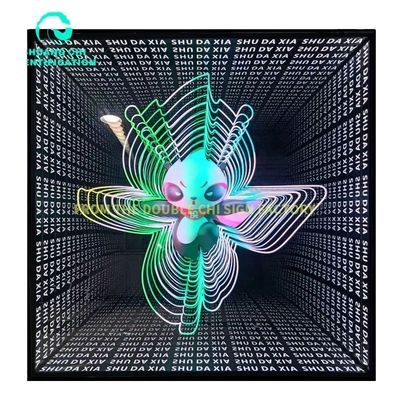 DC12V/AC110-220V Aanpasbare grootte Technologisch licht en schaduw Infinity Mirror Neon