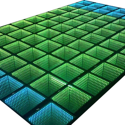 Dimmer Pista Light Huwelijksfeest 3D Spiegel Dansvloer LED Display Screen Panels