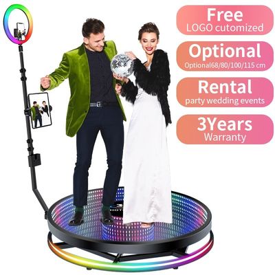 Gro Compatible Portable Selfie Spin 360 Photo Booth voor 1-6 personen Foto's 360 graden