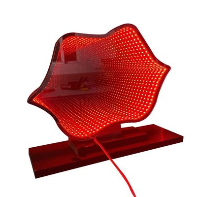 Kerst Big Lip LED licht Acryl Magic Mirror Abyssal Oneindige spiegel en duurzaam