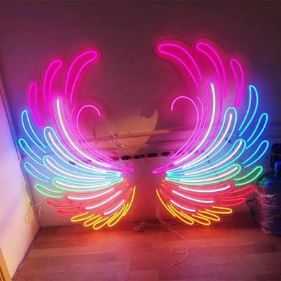 Big Angel Wings Neon Sign Opvallend Feest Decoratie met Marquee Letters