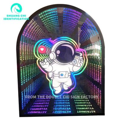 Fashion Sense Neon Mirror Duurzaam metalen frame DC12V/AC110-220V voor meerdere locaties
